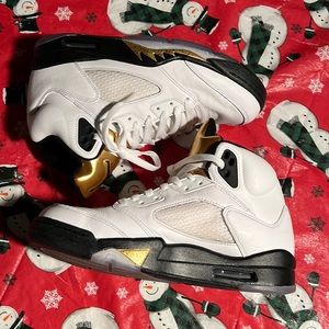 Men's Air Jordan 5 Retro Olympic Gold
